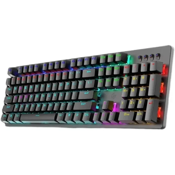 کیبورد مخصوص بازی مکانیکی اچ‌پی مدل GK100F